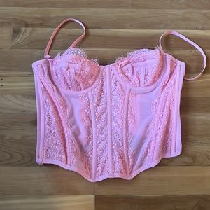 Urban pink corset top